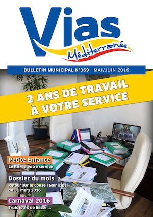 VIAS - BULLETIN MUNICIPAL N°369 / Mai-Juin2016