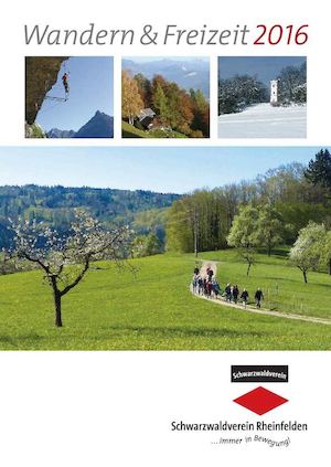 Wanderheft 2016 Programm Schwarzwaldverein Rheinfelden