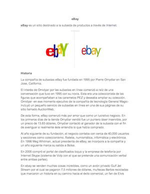 Historia de eBay y Amazon