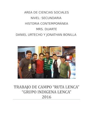 Reporte Ruta Lenca