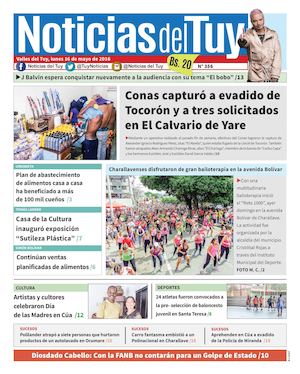 Noticias del Tuy Edición Impresa 16 De Mayo