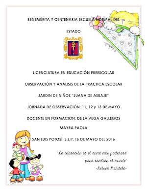 Diario De Observacion