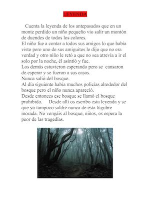 La Leyenda Del Bosque Prohibido Lorea