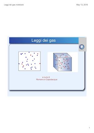 Le Leggi Dei Gas