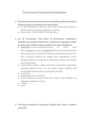 Zerda eta zertarako balio du Planifikatzeak?