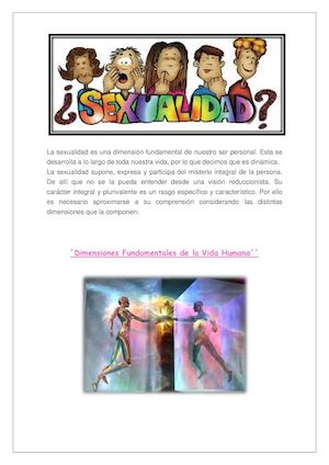 La Sexualidad Es Una Dimensión Fundamental De Nuestro Ser Personal