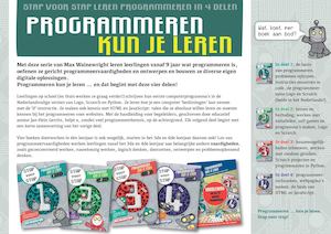 Be Programmeren Kun Je Leren