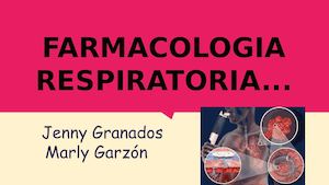 Farmacologia Respiratoria