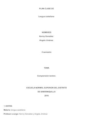 PLAN CLASE INFORMÁTICA