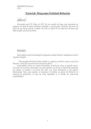 Tutorial Diagrama E R Ringhetti