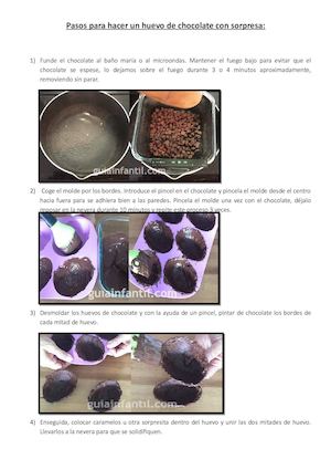 Pasos Para Hacer Un Huevo De Chocolate Con Sorpresa