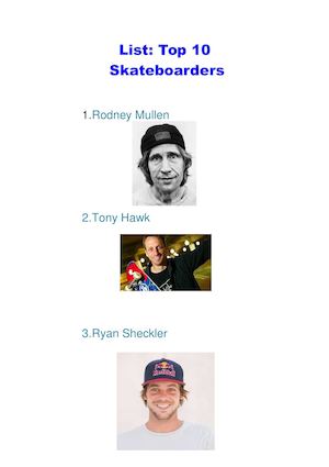 Top 10 Skateboarders