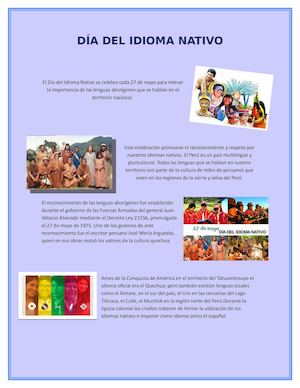 Día Del Idioma Nativo