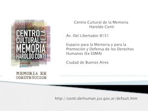 Centro Cultural De La Memoria