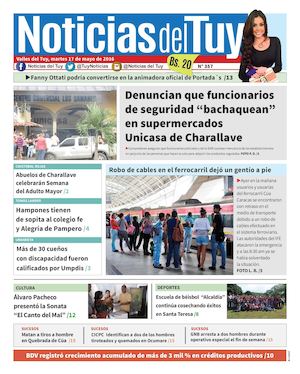 Noticias del Tuy Edición Impresa 17 De Mayo
