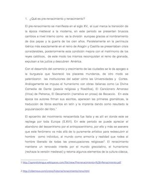 Literatura Universal: EL RENACIMIENTO