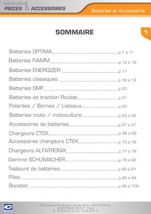 Batteries Et Accessoires