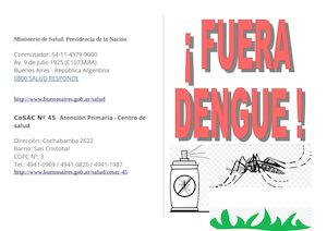 Folleto Prevención del Dengue