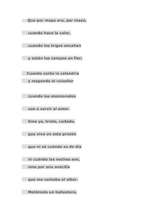 Que Por Mayo Era