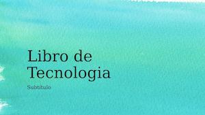 Libro De Tecnologia