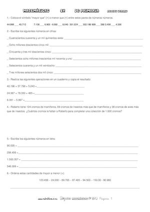 Cuaderno Verano 5 Mates