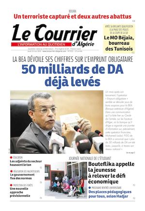 Le Courrier D'algérie Du Jeudi 19 Mai 2016