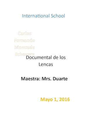 Trabajo Lencas Carlos Moncada