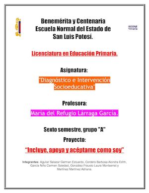 Proyecto Inclusión Educativa