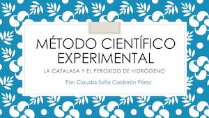 Método Científico Experimental