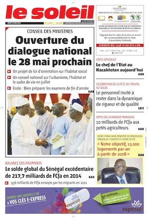Edition Du Jeudi 19 Mai 2016