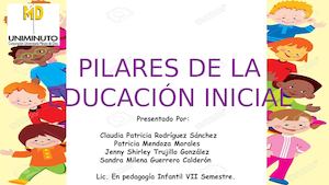 Pilares De La Educación Inicial