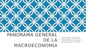 Panorama General De La Macroeconomia