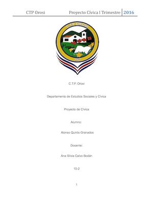 Proyecto De Cívica
