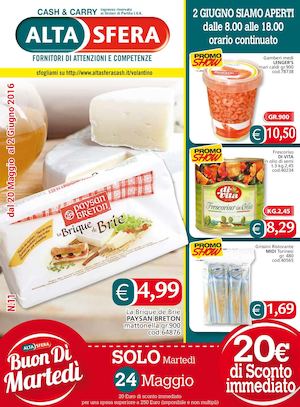 Volantino Altasfera Lombardia