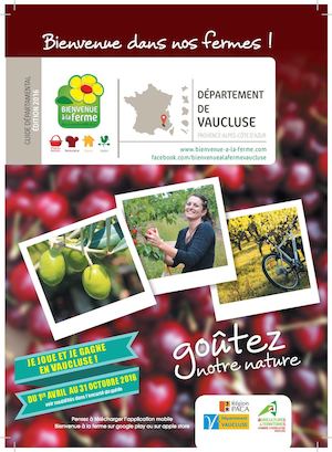 2016 Guide Bienvenue à la ferme Vaucluse