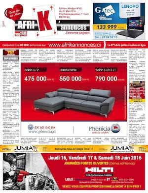 Journal Afrikannonces N°65 Web
