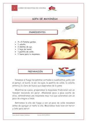1 Sopa De Mayonesa