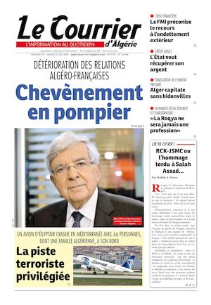 Le Courrier D'algérie Du Samedi 22 Mai 2016