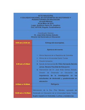 Cronogramacoloquio Doctorado
