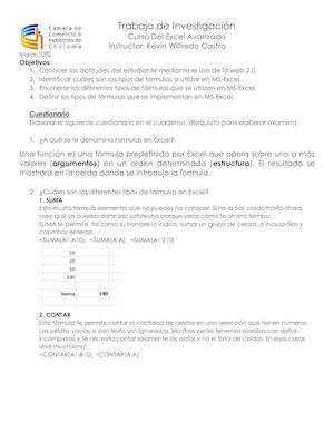 Trabajo De Investigación