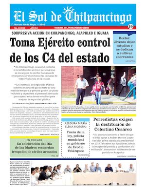 El Sol De Chilpancingo 10 Mayo 2016