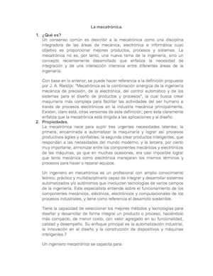 La Mecatrónica