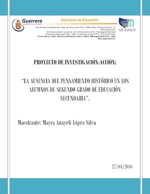 Proyecto Pensamiento Histórico