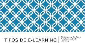 Tipos De E Learning