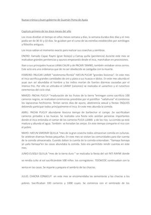 Nueva Crónica Y Buen Gobierno De Guamán Poma De Ayala