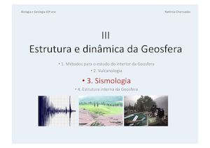 Iii Sismologia Estrutura E Dinc3a2mica Da Geosfera