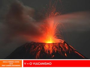 Vulcanologia Sandra Nascimento