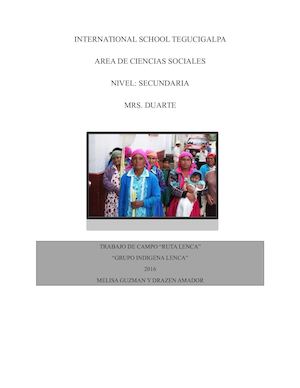 Trabajo De Campo Ruta Lenca (2)