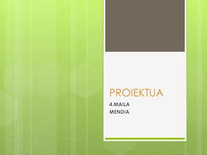 PROIEKTUA 4. MAILA
