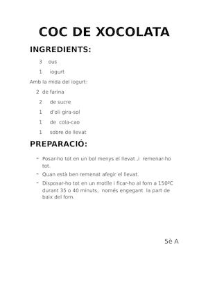 Coc De Xocolate Docx Isaac